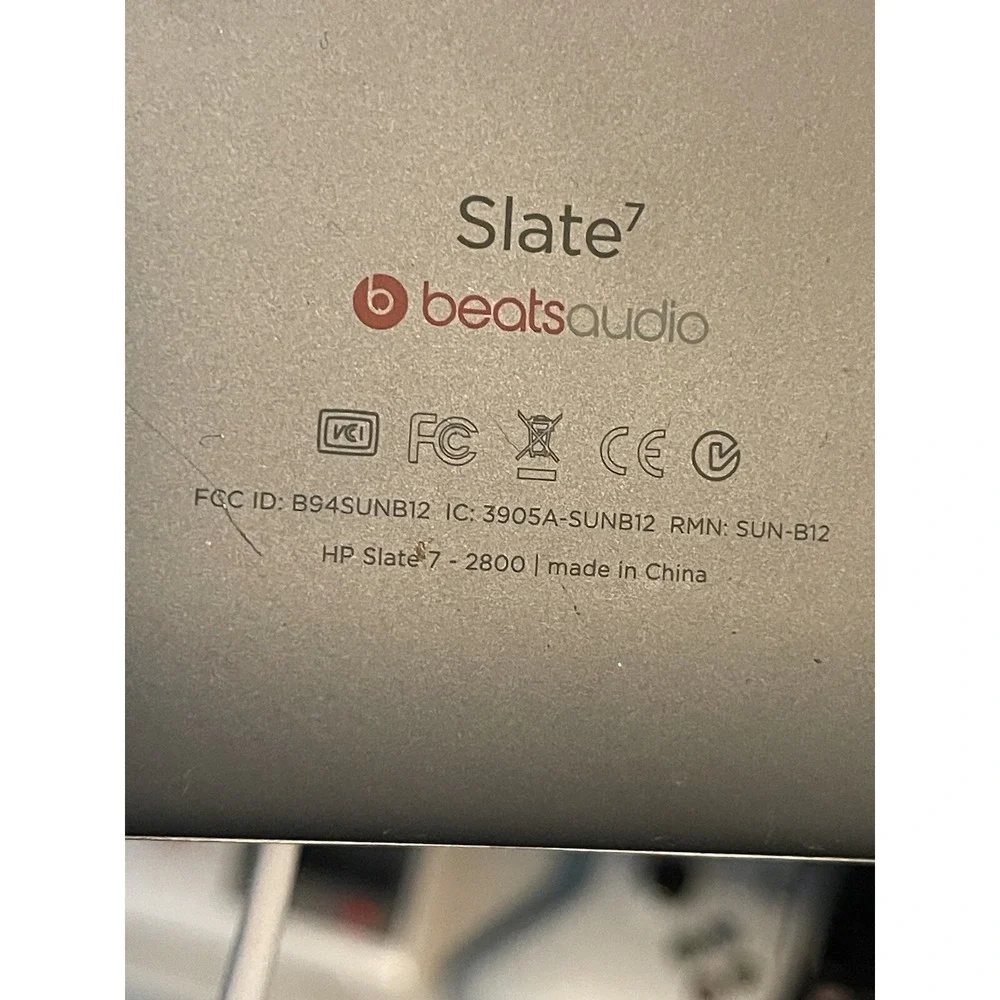 HP Slate 7 Android Tablet - Silver (no Power)
